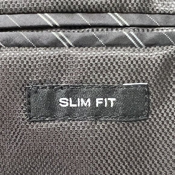 Kenneth Cole Awareness Slim Fit Sport Coat 44R Blazer Suit Jacket Dark Brown - Picture 12 of 16